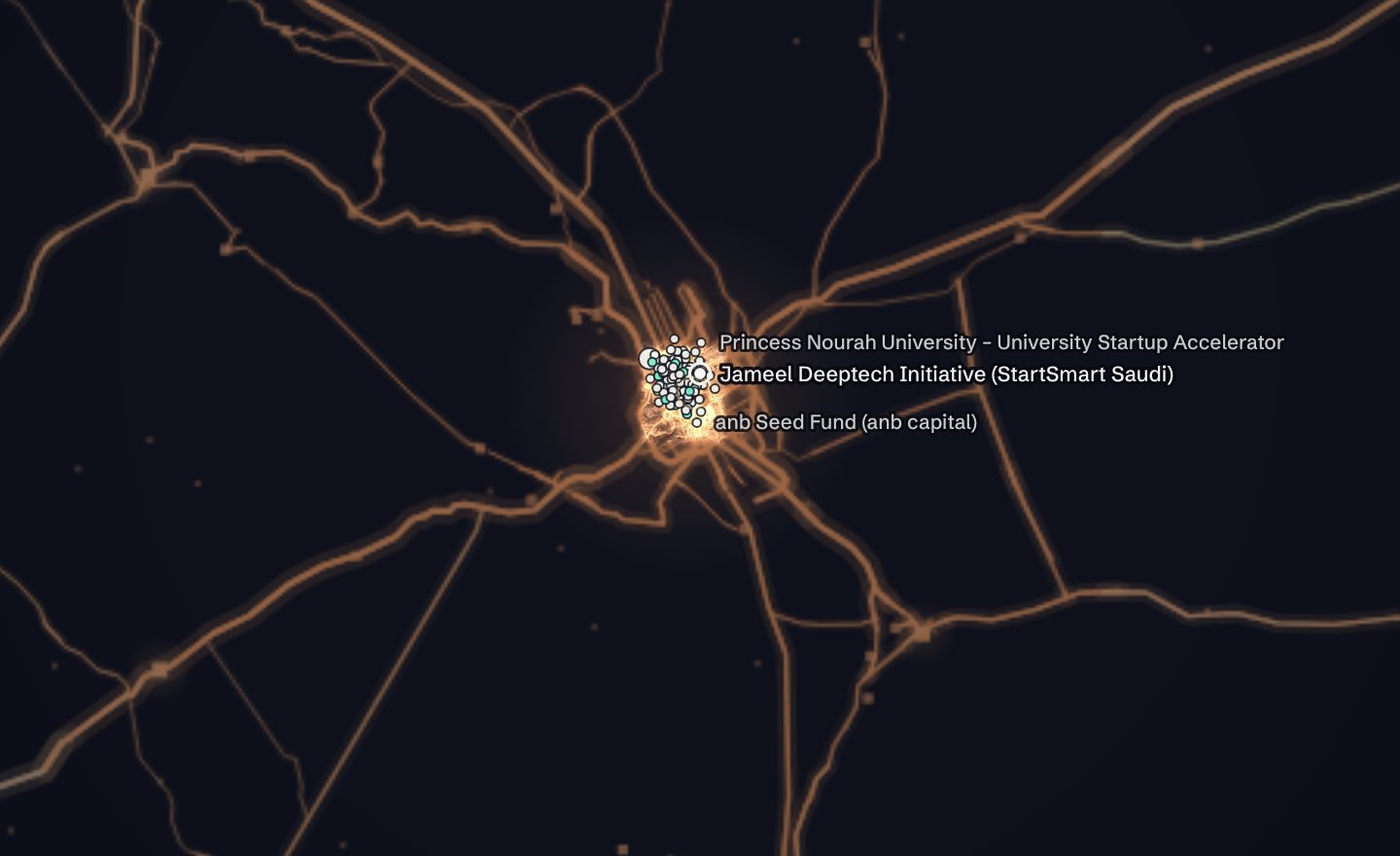 Jameel Deeptech Initiative (StartSmart Saudi) on the GCC funding map — open the map