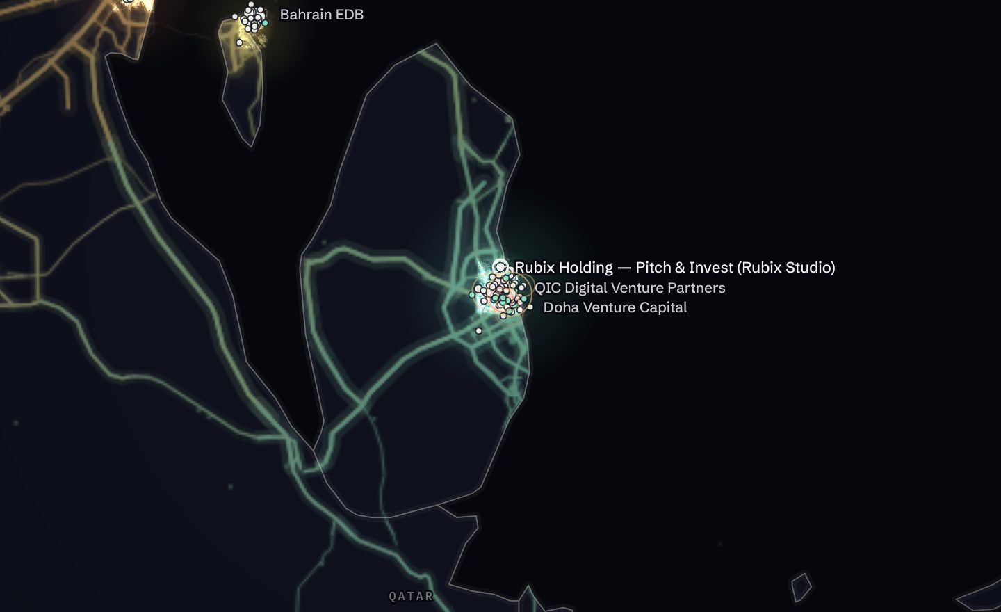 Rubix Holding — Pitch & Invest (Rubix Studio) on the GCC funding map — open the map